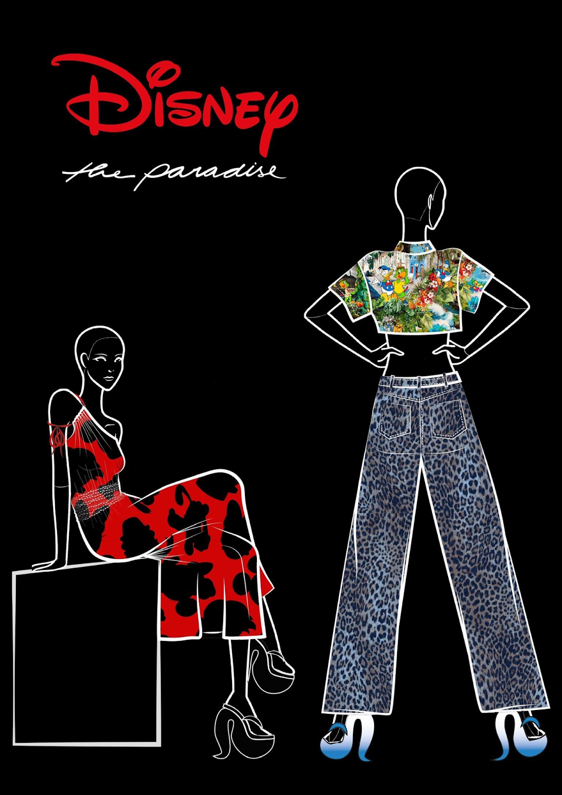 Croqui da marca The Paradise para a 58ª edição do SPFW / Créditos: Divulgação